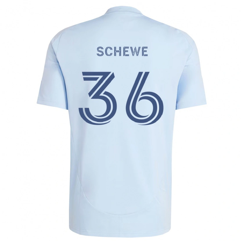 Danxen Kid Ryan Schewe #36 Light Blue Light Grey Home Jersey 2026/27 T-Shirt