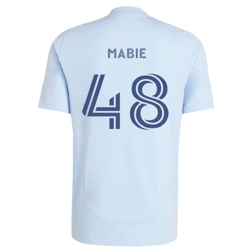 Danxen Kid Blaine Mabie #48 Light Blue Light Grey Home Jersey 2026/27 T-Shirt