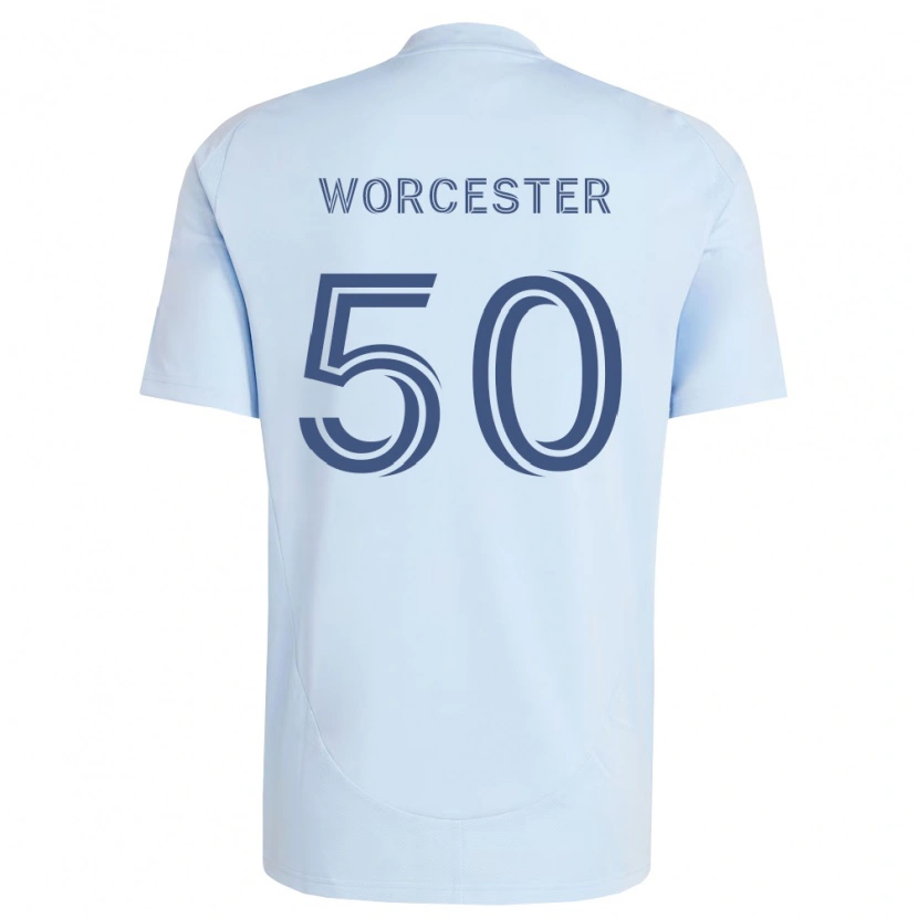 Danxen Kid Sam Worcester #50 Light Blue Light Grey Home Jersey 2026/27 T-Shirt