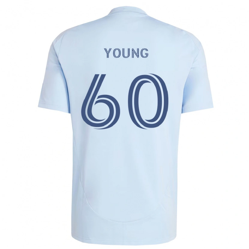 Danxen Kid Nate Young #60 Light Blue Light Grey Home Jersey 2026/27 T-Shirt