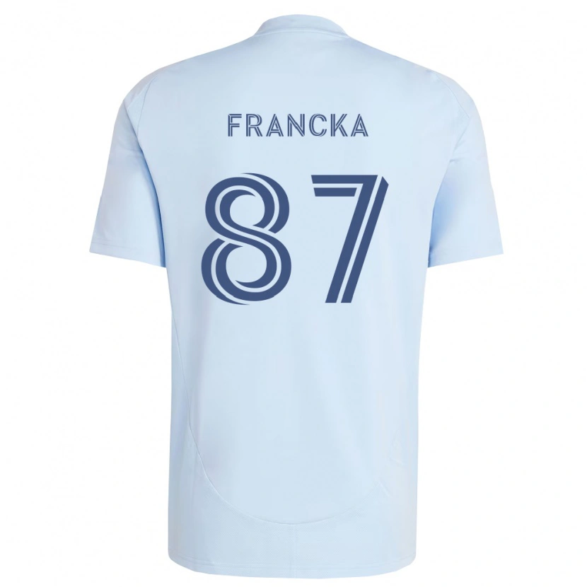 Danxen Kid Jack Francka #87 Light Blue Light Grey Home Jersey 2026/27 T-Shirt