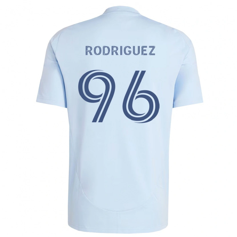 Danxen Kid Missael Rodríguez #96 Light Blue Light Grey Home Jersey 2026/27 T-Shirt