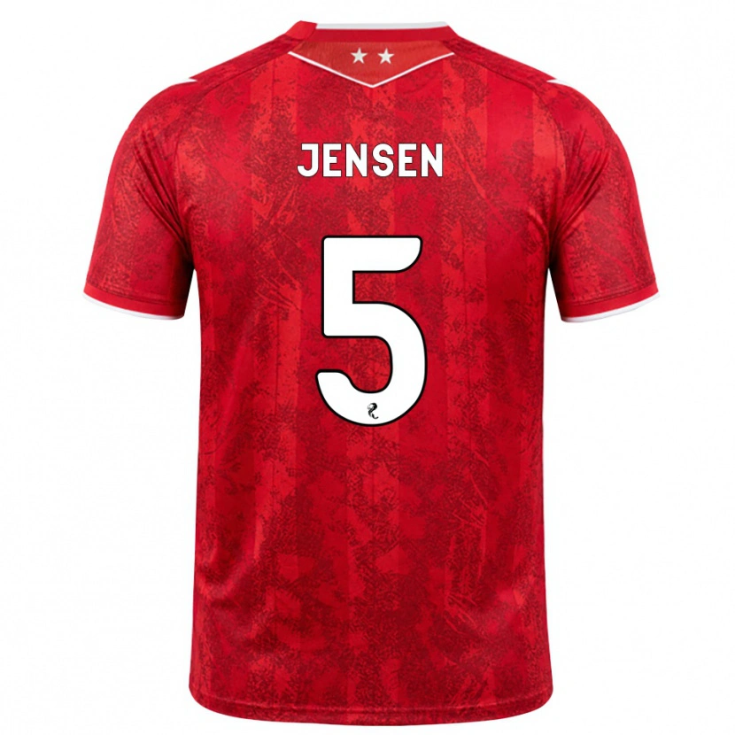 Danxen Kid Richard Jensen #5 Red White Home Jersey 2026/27 T-Shirt