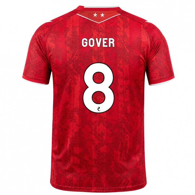 Danxen Kid Chloe Gover #8 Red White Home Jersey 2026/27 T-Shirt