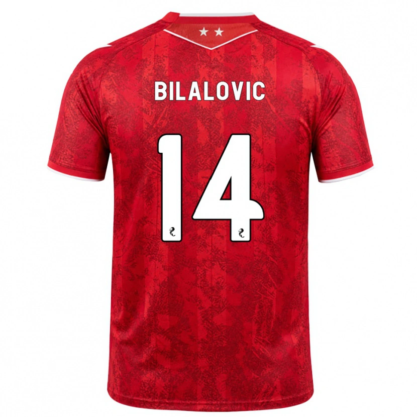 Danxen Kid Kenan Bilalovic #14 Red White Home Jersey 2026/27 T-Shirt