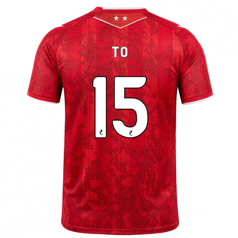 Danxen Kid Zack To #15 Red White Home Jersey 2026/27 T-Shirt