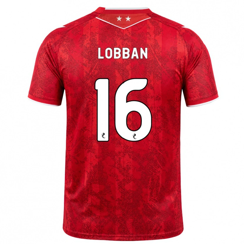 Danxen Kid Dylan Lobban #16 Red White Home Jersey 2026/27 T-Shirt