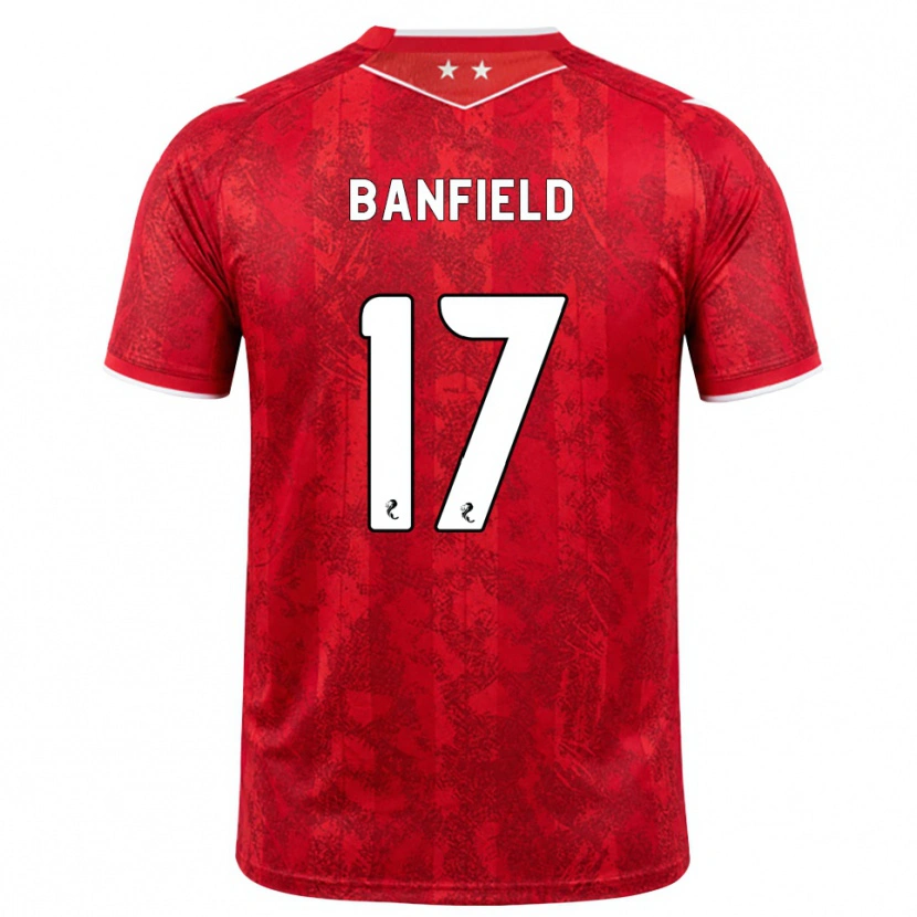 Danxen Kid Keeley Banfield #17 Red White Home Jersey 2026/27 T-Shirt