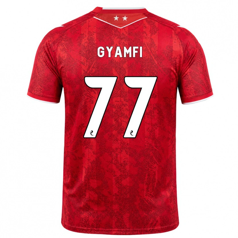 Danxen Kid Emmanuel Gyamfi #77 Red White Home Jersey 2026/27 T-Shirt
