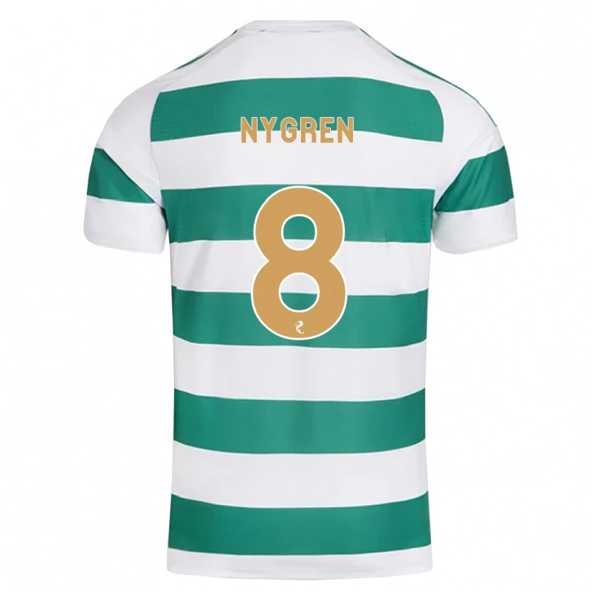 Danxen Kid Benjamin Nygren #8 Darkcyan White Home Jersey 2026/27 T-Shirt