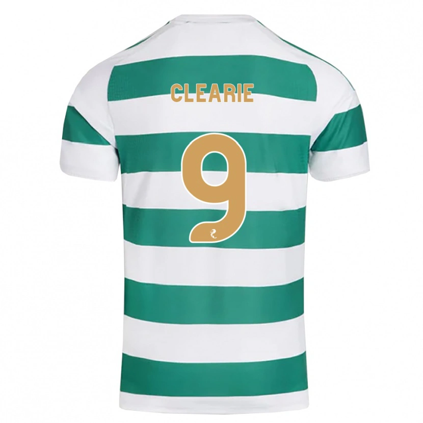 Danxen Kid Lucas Clearie #9 Darkcyan White Home Jersey 2026/27 T-Shirt
