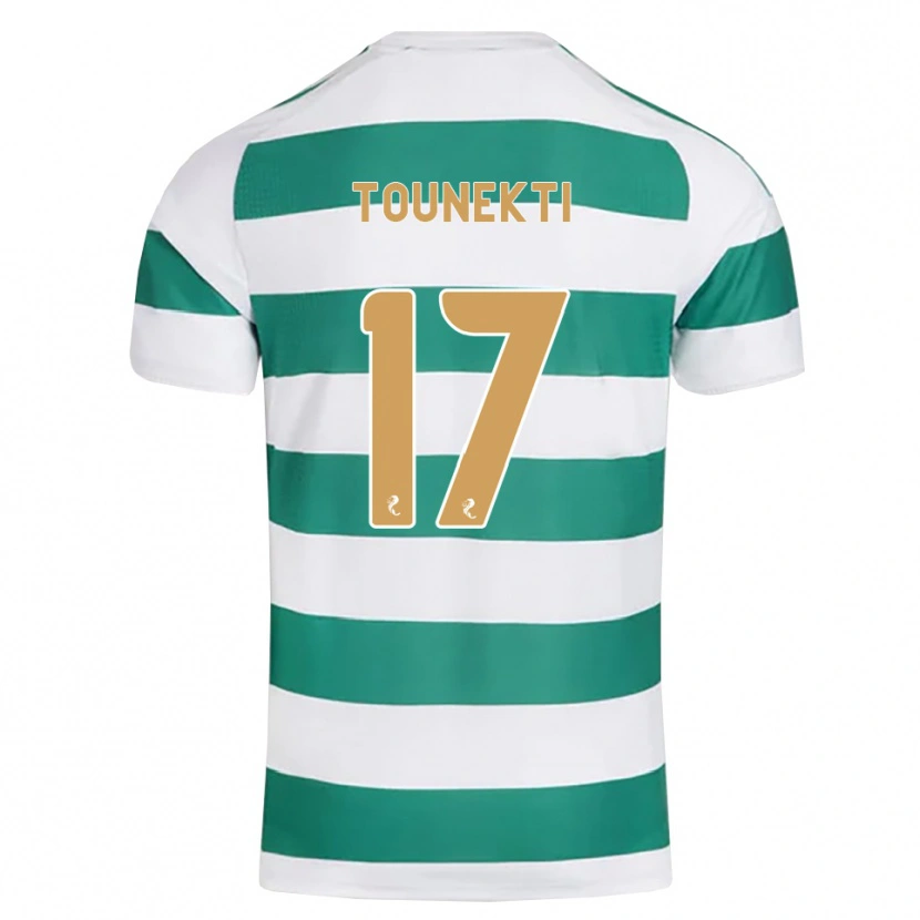 Danxen Kid Sebastian Tounekti #17 Darkcyan White Home Jersey 2026/27 T-Shirt