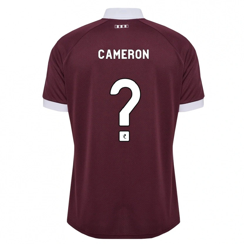 Danxen Kid Ruaridh Cameron #0 Burgundy White Home Jersey 2026/27 T-Shirt