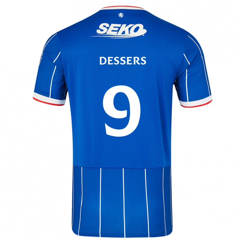 Danxen Kid Cyriel Dessers #9 Red Blue White Home Jersey 2026/27 T-Shirt