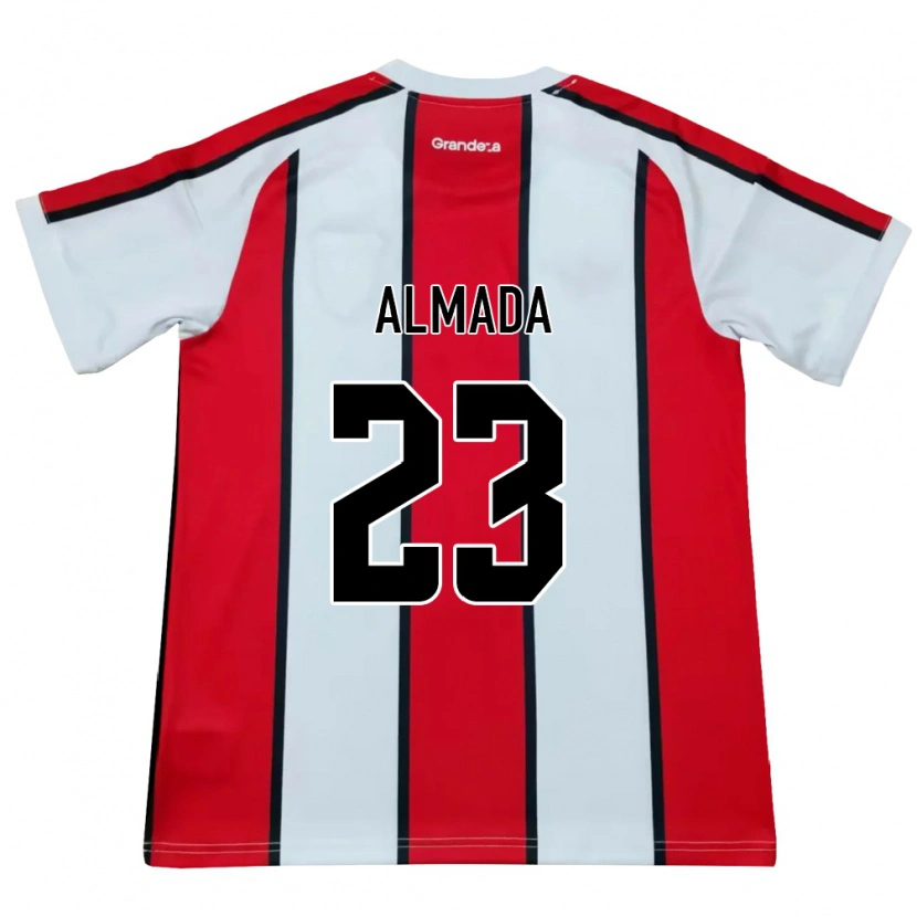 Danxen Kid Thiago Almada #23 White Red Black Away Jersey 2026/27 T-Shirt