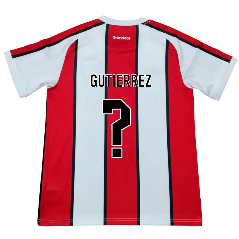 Danxen Kid Thomas Gutierrez #0 White Red Black Away Jersey 2026/27 T-Shirt