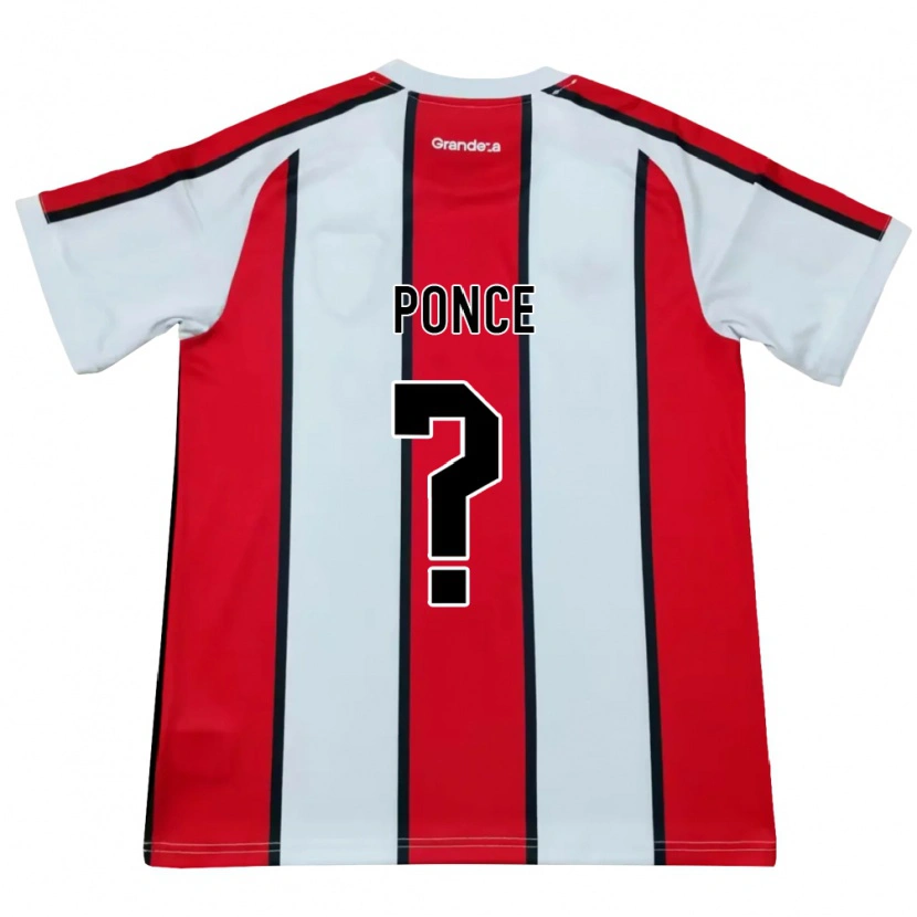 Danxen Kid Tomas Castro Ponce #0 White Red Black Away Jersey 2026/27 T-Shirt
