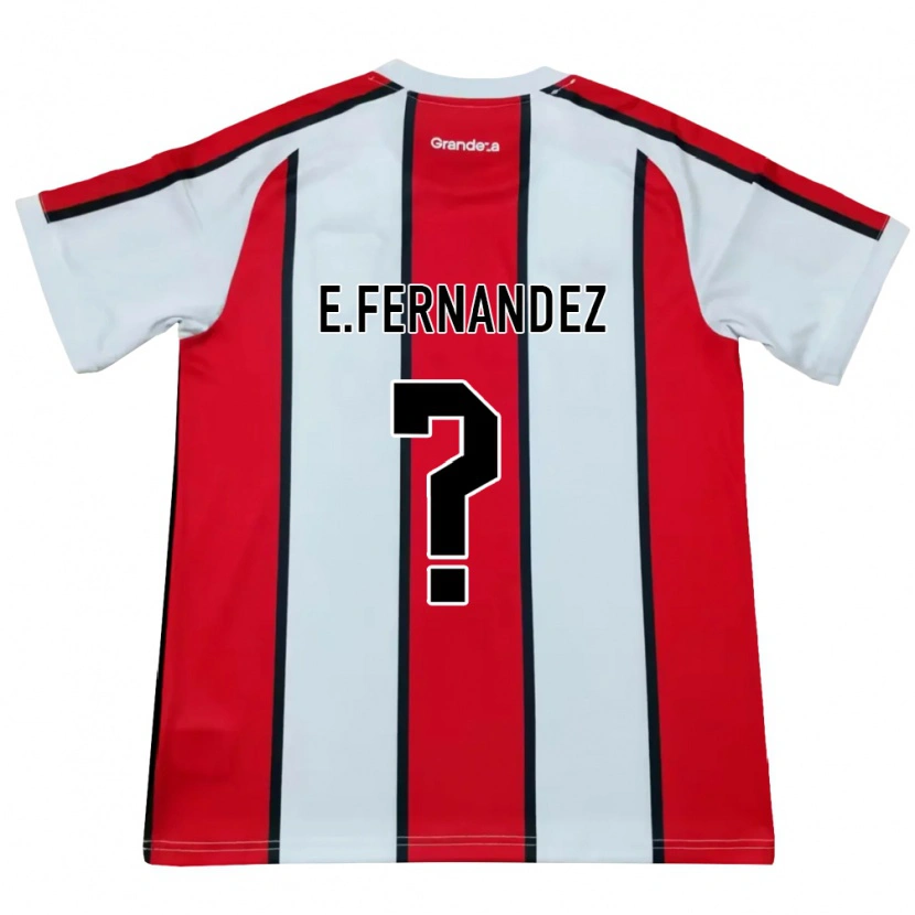Danxen Kid Esteban Fernandez #0 White Red Black Away Jersey 2026/27 T-Shirt