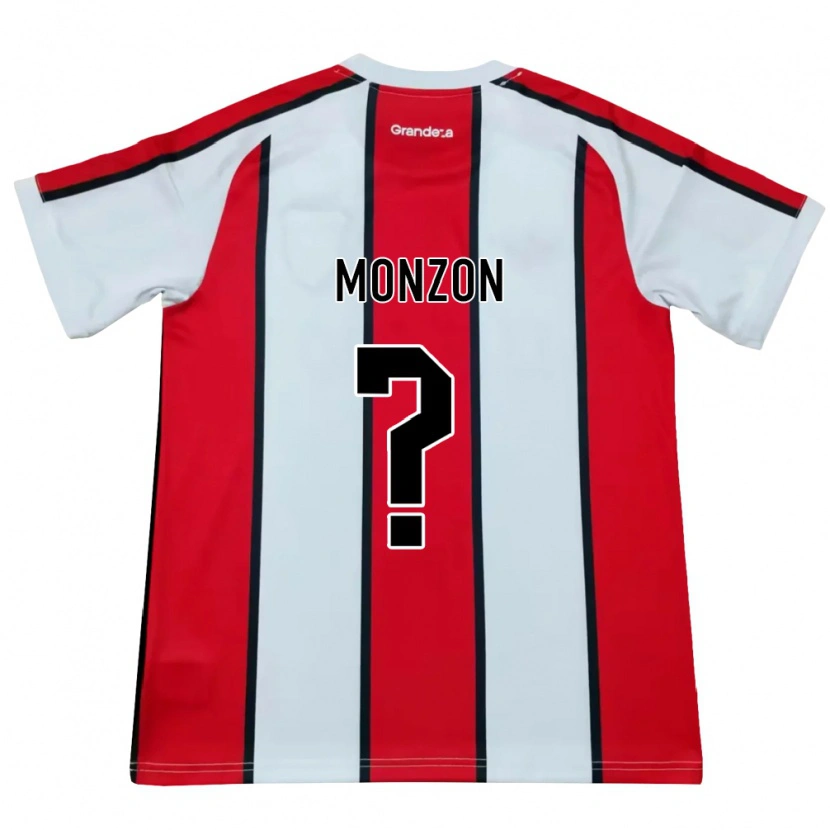 Danxen Kid Lucas Monzón #0 White Red Black Away Jersey 2026/27 T-Shirt