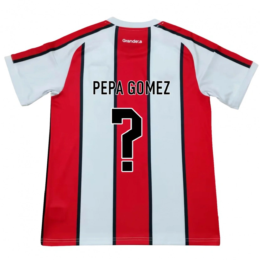Danxen Kid Romina Celeste Gómez #0 White Red Black Away Jersey 2026/27 T-Shirt