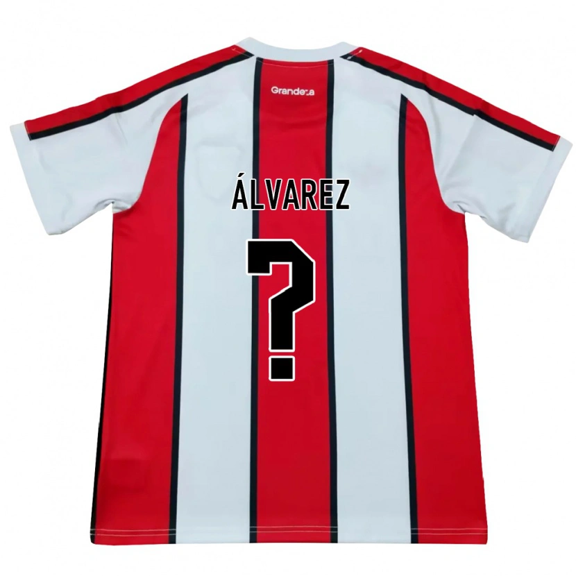 Danxen Kid Felipe Álvarez #0 White Red Black Away Jersey 2026/27 T-Shirt
