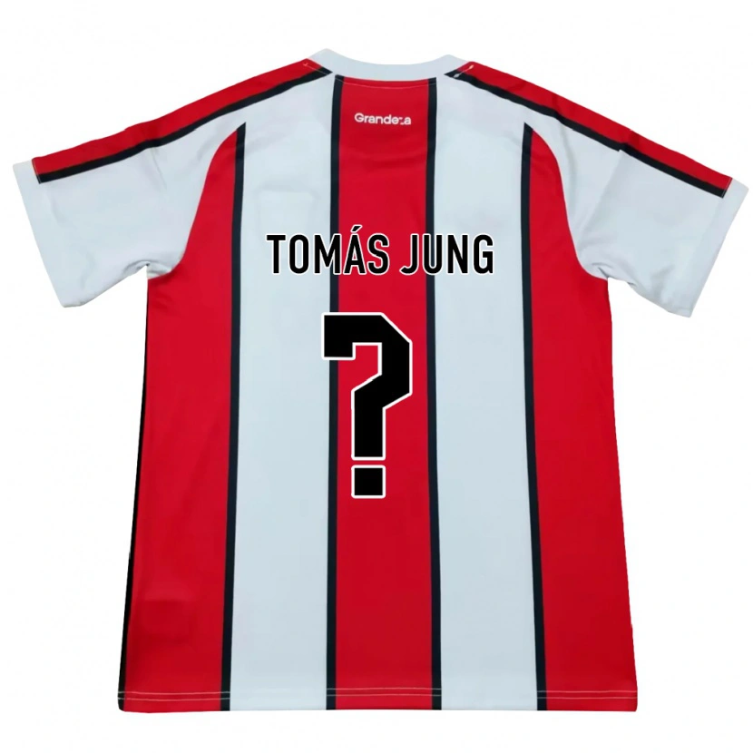 Danxen Kid Tomás Jung #0 White Red Black Away Jersey 2026/27 T-Shirt