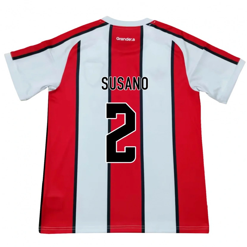 Danxen Kid Ángel Susano #2 White Red Black Away Jersey 2026/27 T-Shirt