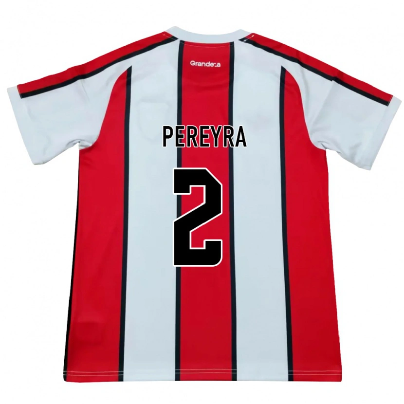 Danxen Kid Cirilo Pereyra #2 White Red Black Away Jersey 2026/27 T-Shirt