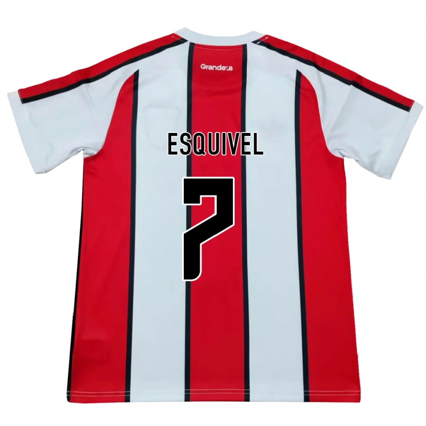 Danxen Kid Felipe Esquivel #7 White Red Black Away Jersey 2026/27 T-Shirt