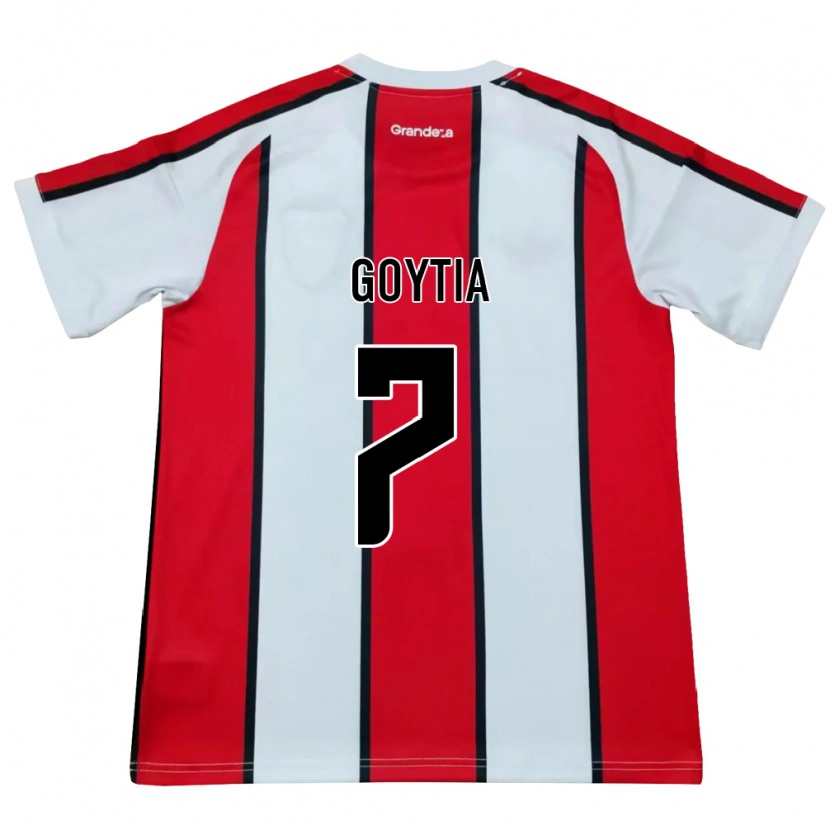 Danxen Kid Tobías Goytia #7 White Red Black Away Jersey 2026/27 T-Shirt