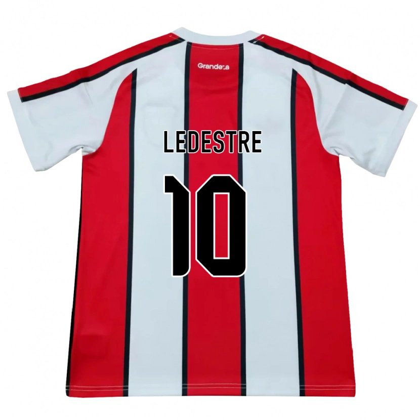 Danxen Kid Gianfranco Ledestre #10 White Red Black Away Jersey 2026/27 T-Shirt
