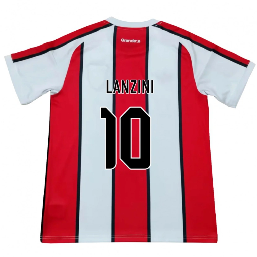 Danxen Kid Manuel Lanzini #10 White Red Black Away Jersey 2026/27 T-Shirt