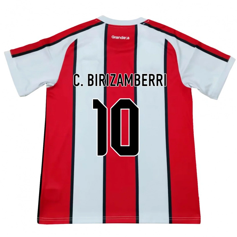 Danxen Kid Carolina Birizamberri #10 White Red Black Away Jersey 2026/27 T-Shirt