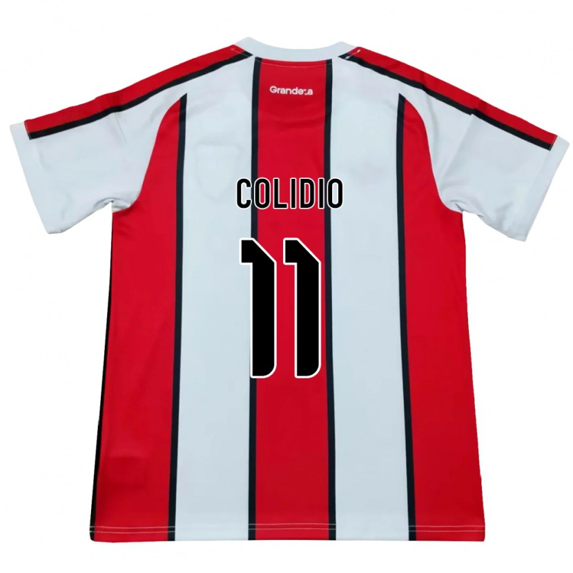 Danxen Kid Facundo Colidio #11 White Red Black Away Jersey 2026/27 T-Shirt