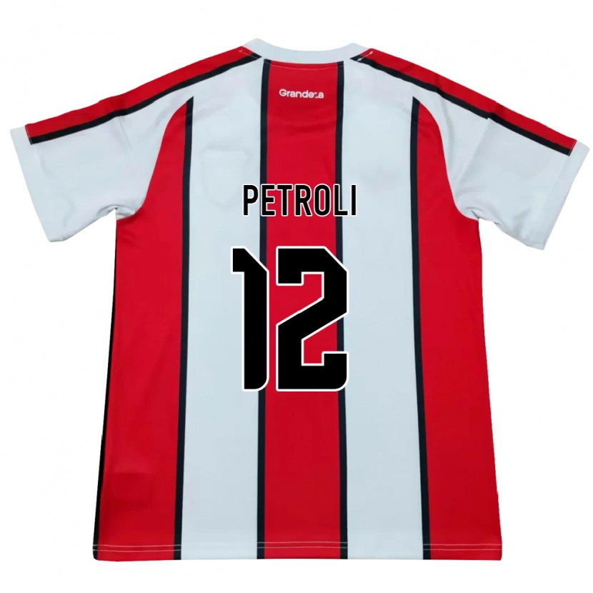 Danxen Kid Franco Petroli #12 White Red Black Away Jersey 2026/27 T-Shirt