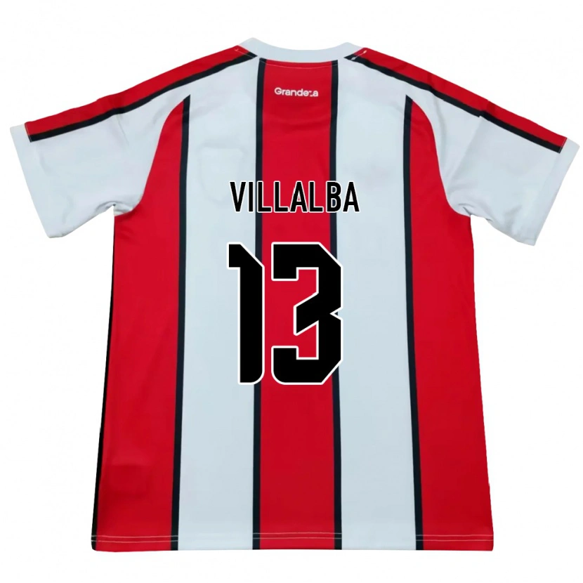 Danxen Kid Jonathan Villalba #13 White Red Black Away Jersey 2026/27 T-Shirt
