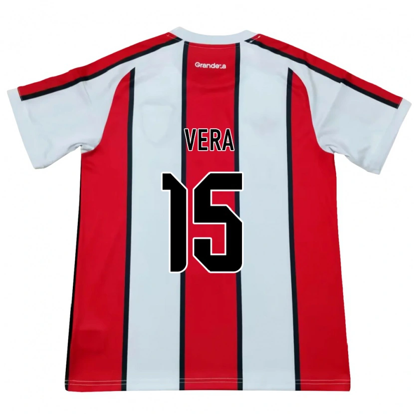 Danxen Kid Fausto Vera #15 White Red Black Away Jersey 2026/27 T-Shirt