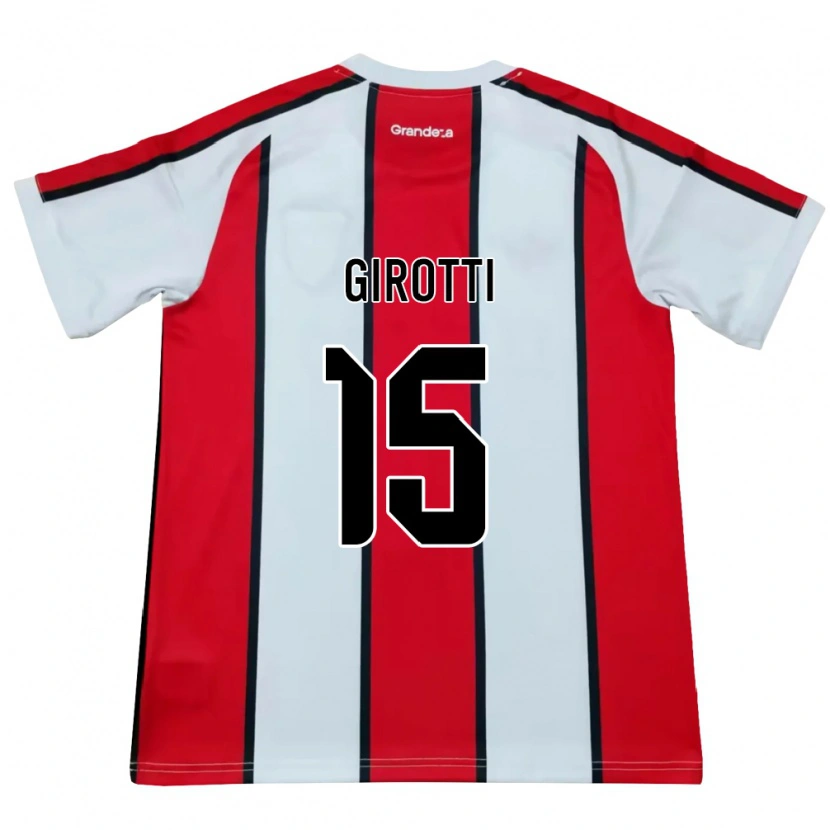 Danxen Kid Federico Girotti #15 White Red Black Away Jersey 2026/27 T-Shirt