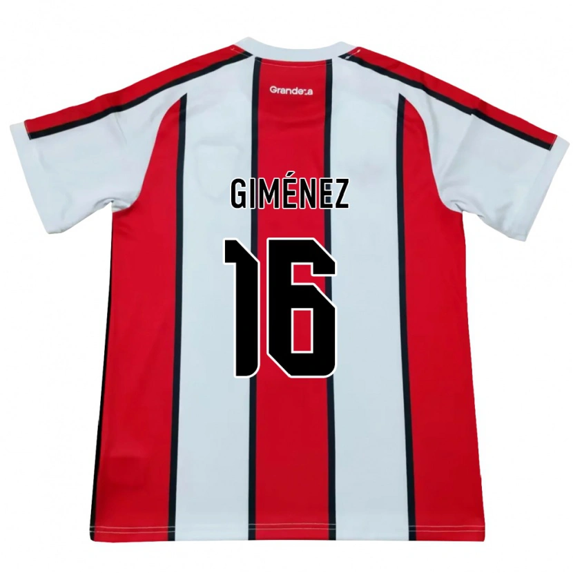 Danxen Kid Bautista Giménez #16 White Red Black Away Jersey 2026/27 T-Shirt