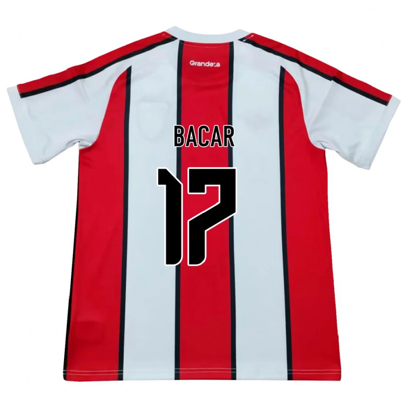 Danxen Kid Tobías Bacar #17 White Red Black Away Jersey 2026/27 T-Shirt