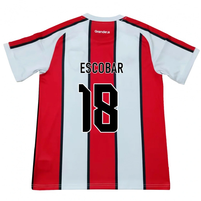 Danxen Kid Galo Escobar #18 White Red Black Away Jersey 2026/27 T-Shirt