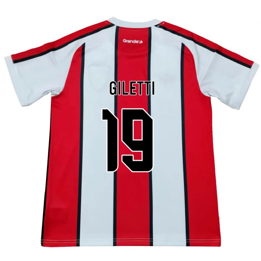Danxen Kid Santino Giletti #19 White Red Black Away Jersey 2026/27 T-Shirt