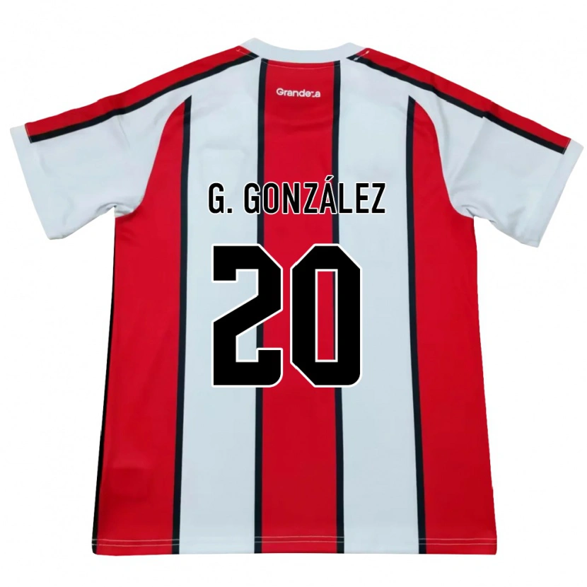 Danxen Kid Giovanni González #20 White Red Black Away Jersey 2026/27 T-Shirt