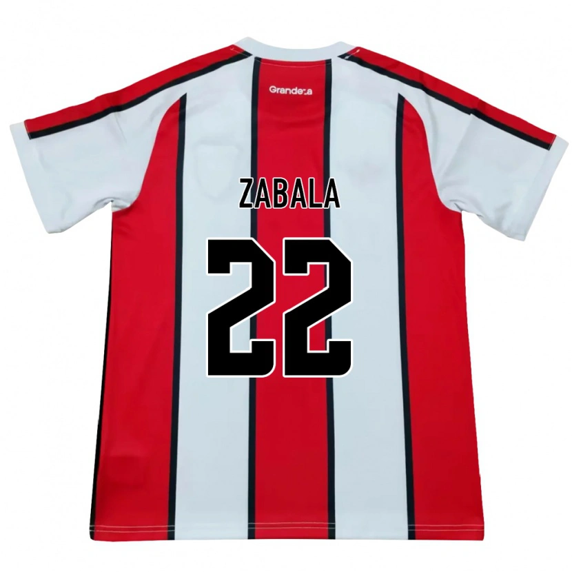Danxen Kid Daniel Zabala #22 White Red Black Away Jersey 2026/27 T-Shirt