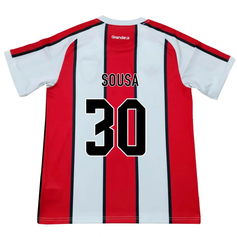 Danxen Kid Ludmila Sousa #30 White Red Black Away Jersey 2026/27 T-Shirt