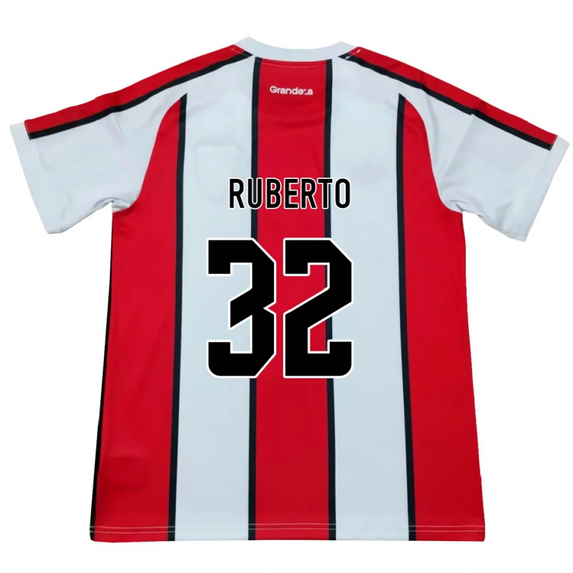 Danxen Kid Agustín Ruberto #32 White Red Black Away Jersey 2026/27 T-Shirt