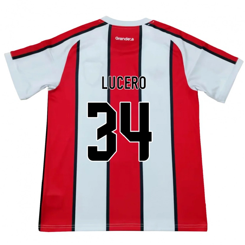 Danxen Kid Daniel Lucero #34 White Red Black Away Jersey 2026/27 T-Shirt