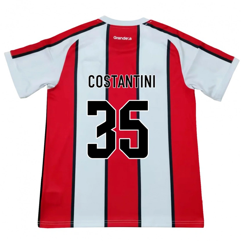 Danxen Kid Giorgio Costantini #35 White Red Black Away Jersey 2026/27 T-Shirt