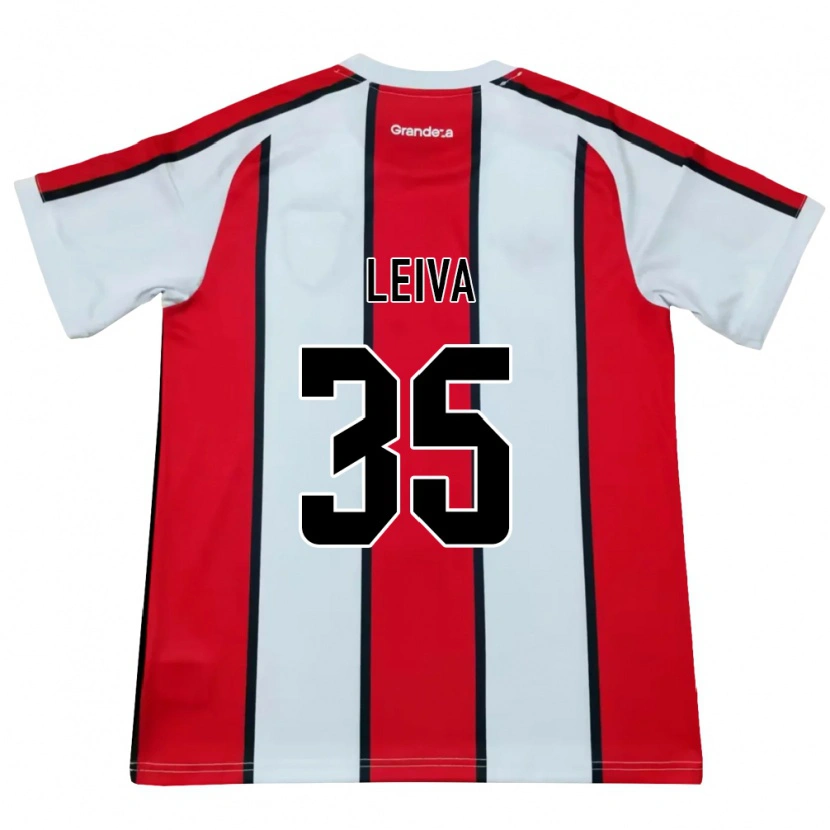 Danxen Kid Tobías Leiva #35 White Red Black Away Jersey 2026/27 T-Shirt