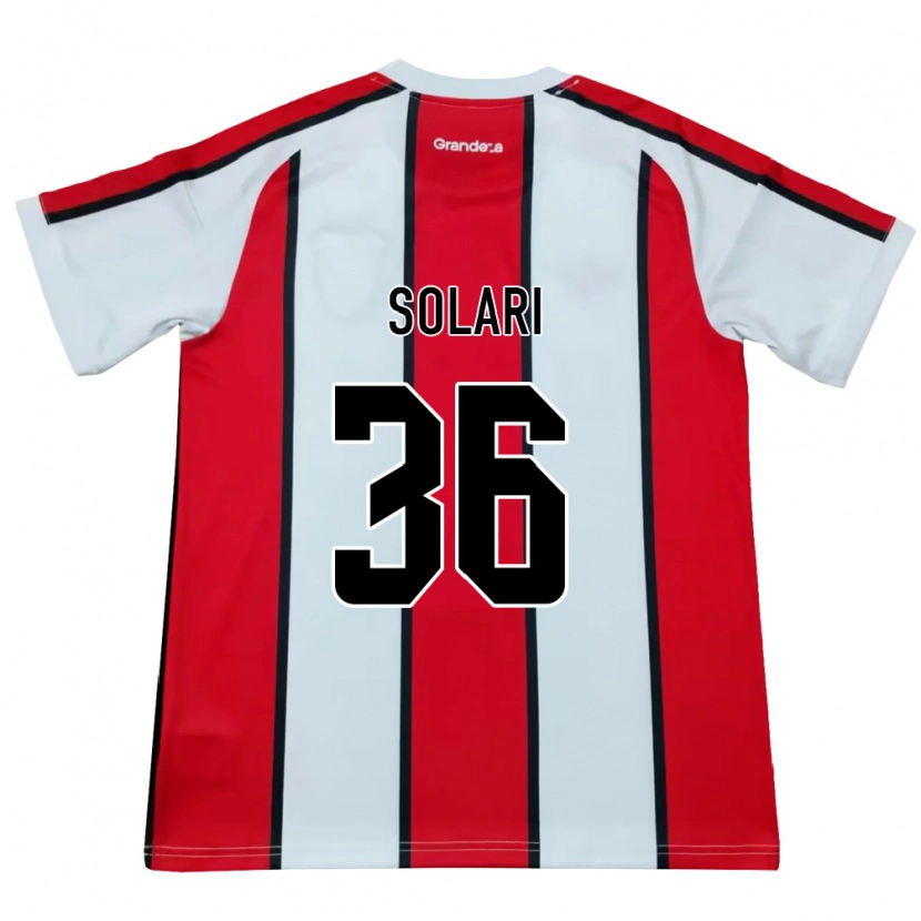 Danxen Kid Pablo Solari #36 White Red Black Away Jersey 2026/27 T-Shirt